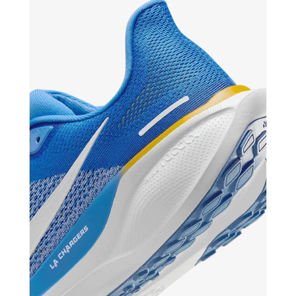Nike Zoom Pegasus 41 Los Angeles Chargers Italy Blue Men’s Sz 8 FZ5078-400 - Picture 8 of 11